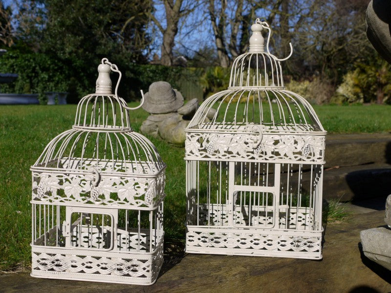 Set of 2 Outdoor Bird Cages