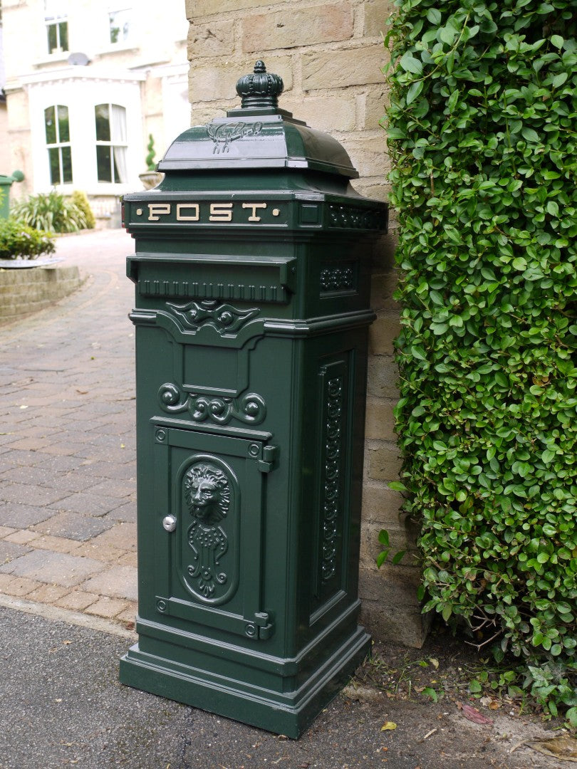 Aluminium Mail Box Green