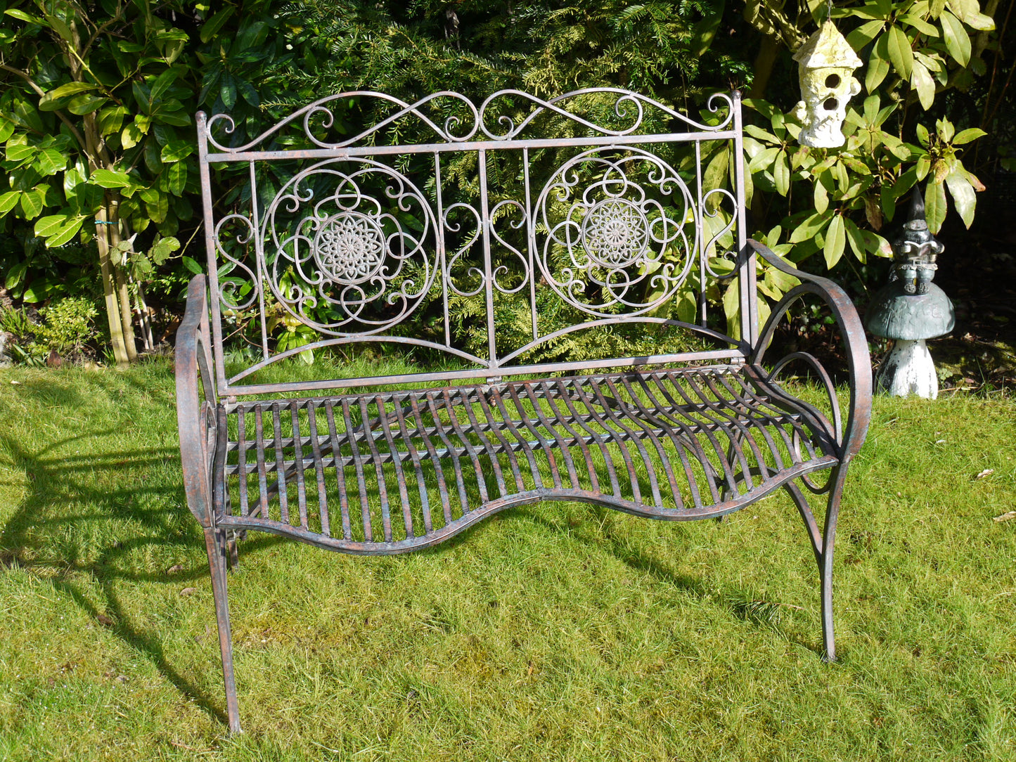 Outdoor Antiqued Effect Bench