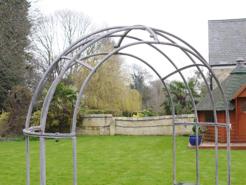 Outdoor Antique Grey Arch & Seat