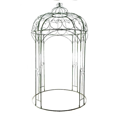 Outdoor Metal Tall Gazebo Green