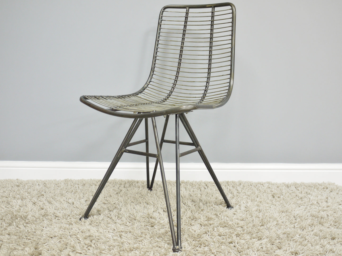 Metal Chair - Nickel