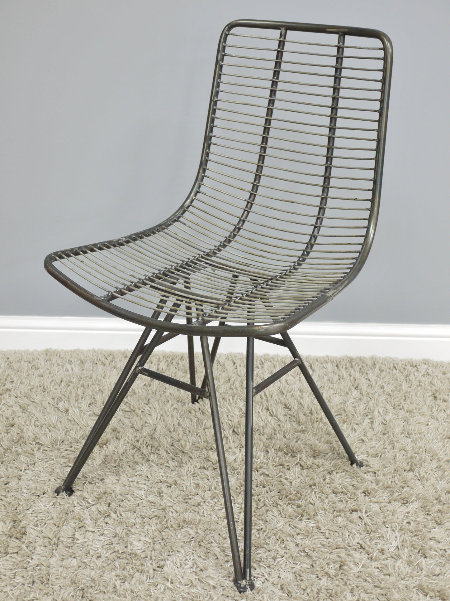 Metal Chair - Nickel