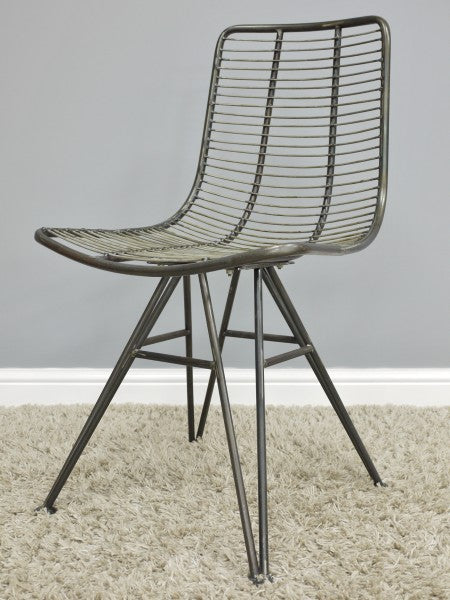 Metal Chair - Nickel