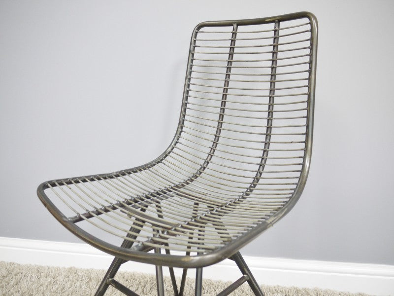 Metal Chair - Nickel