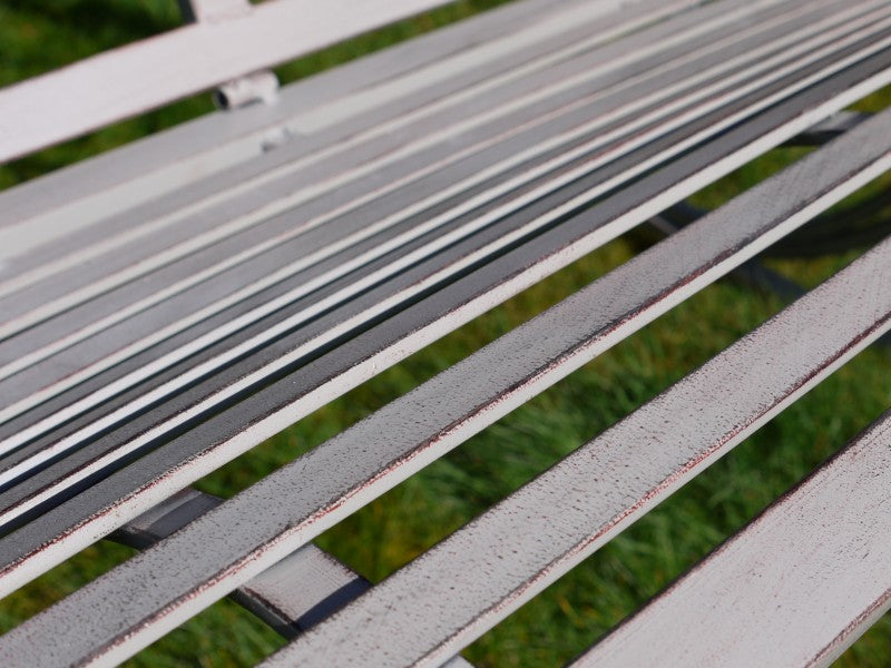 Outdoor Antique Grey Rocking Bench