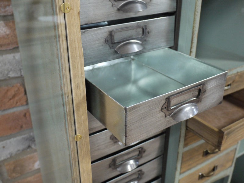 Industrial Green Cabinet