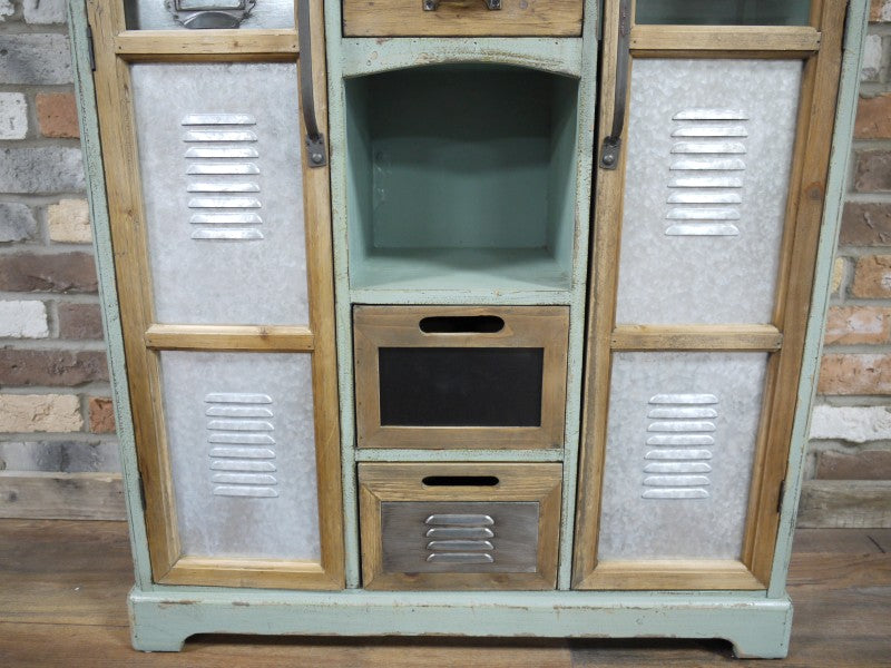 Industrial Green Cabinet