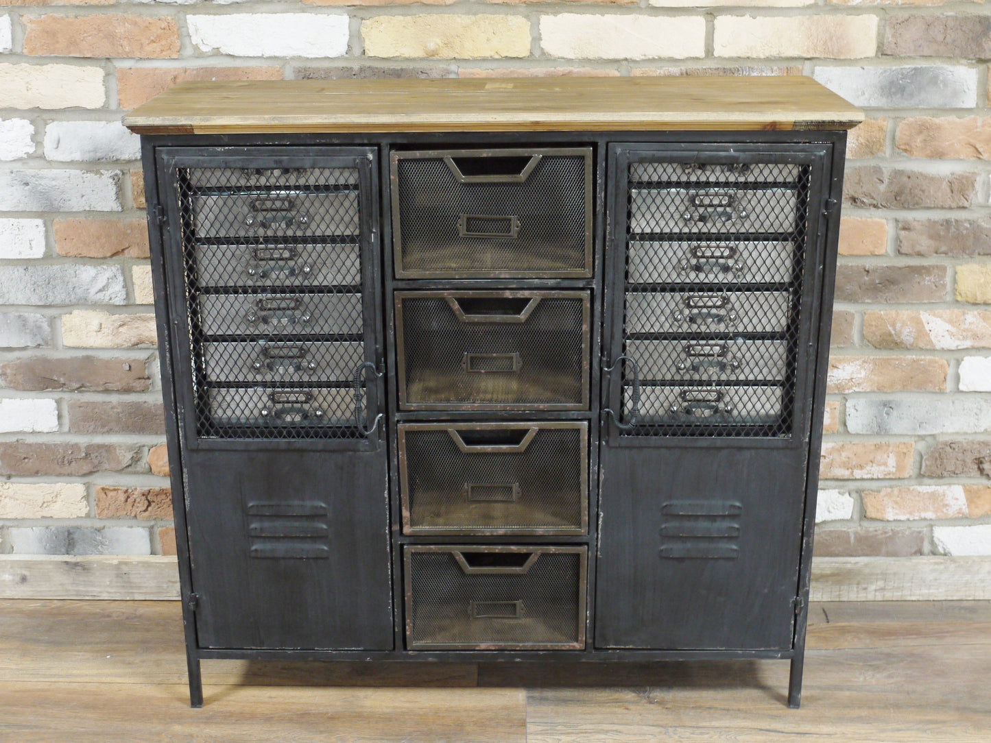 Industrial Cabinet with metal drawers