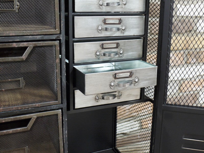 Industrial Cabinet with metal drawers