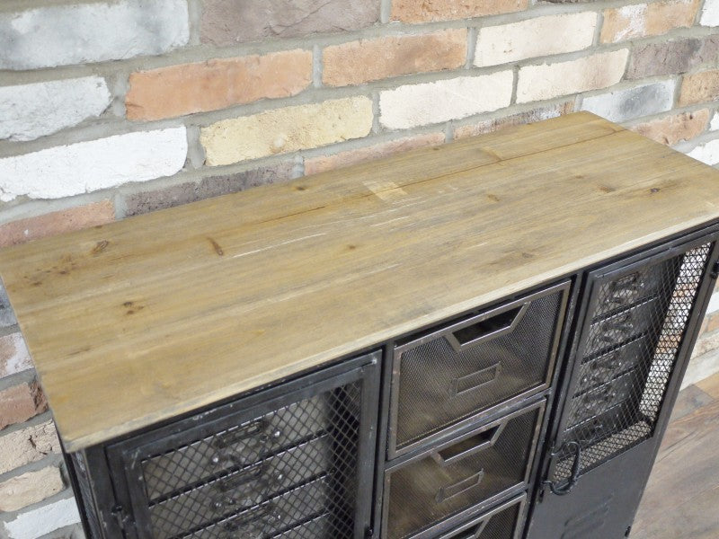 Industrial Cabinet with metal drawers
