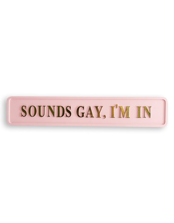 "Sounds Gay I'm In" Wall Sign