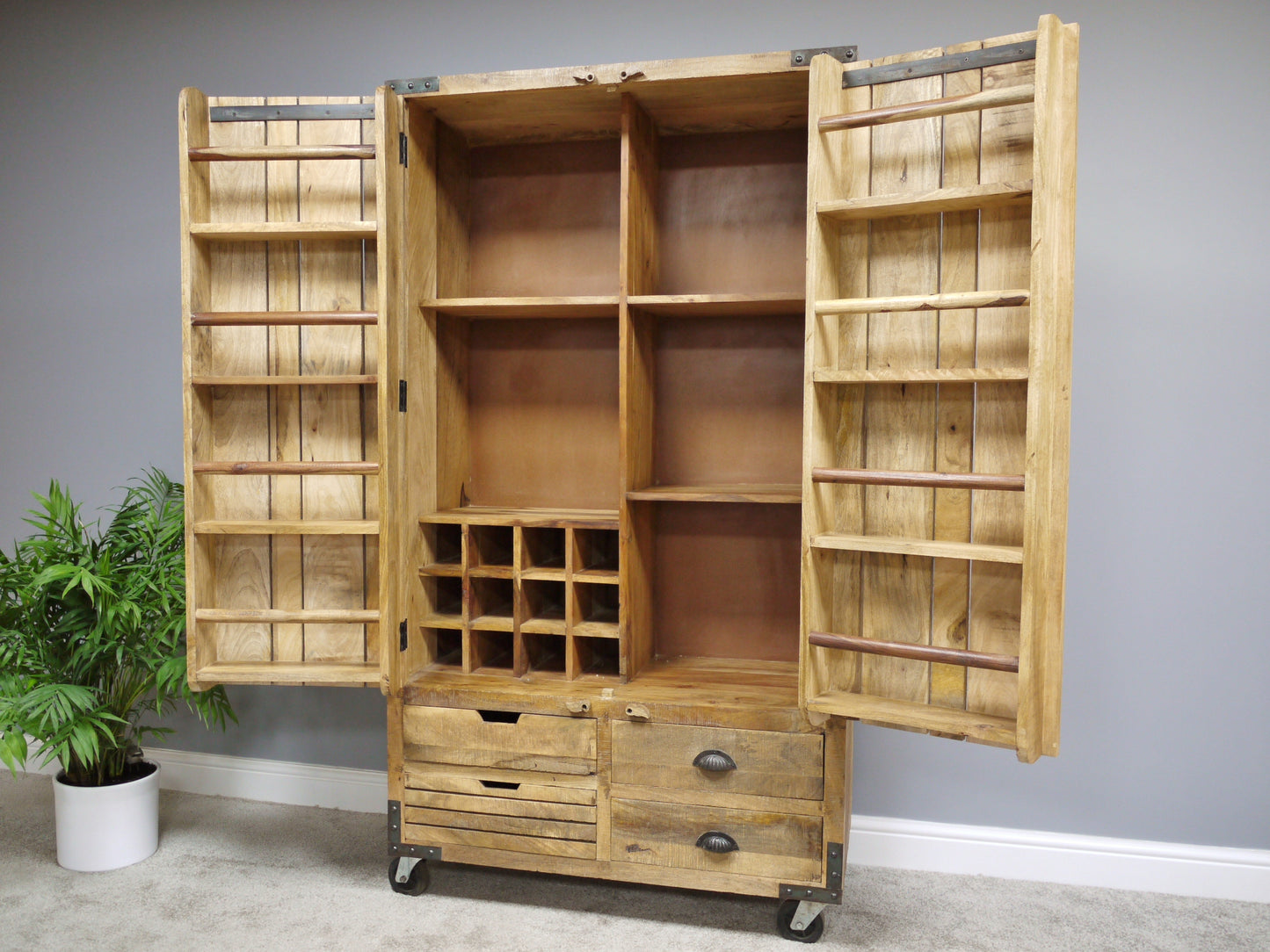 Large Larder Storage Cabinet - Back In Sock