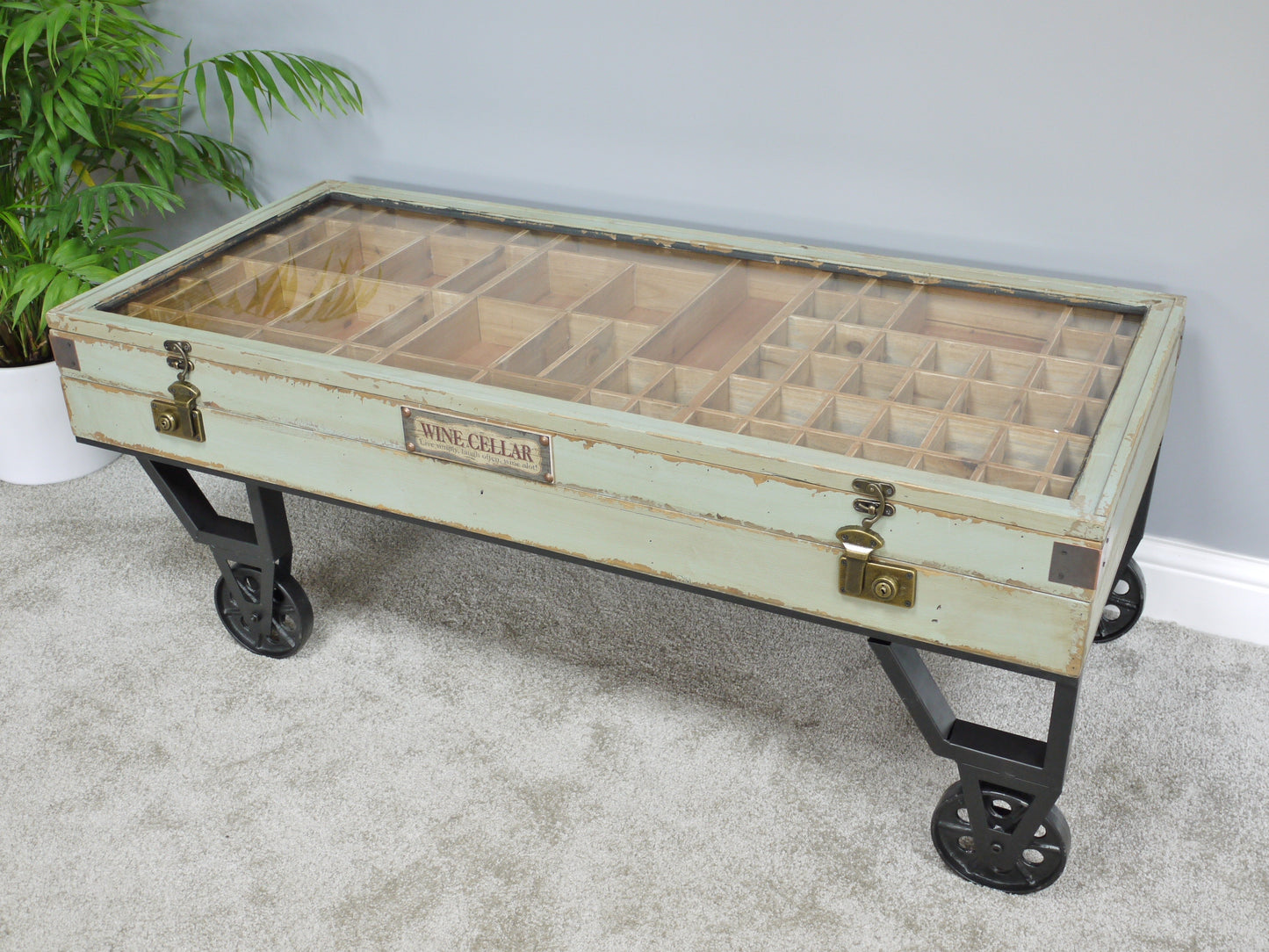 Coffee Table Glass Display