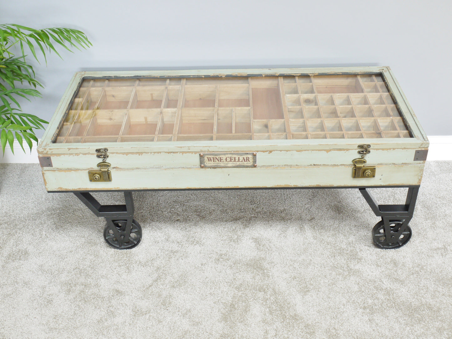 Coffee Table Glass Display