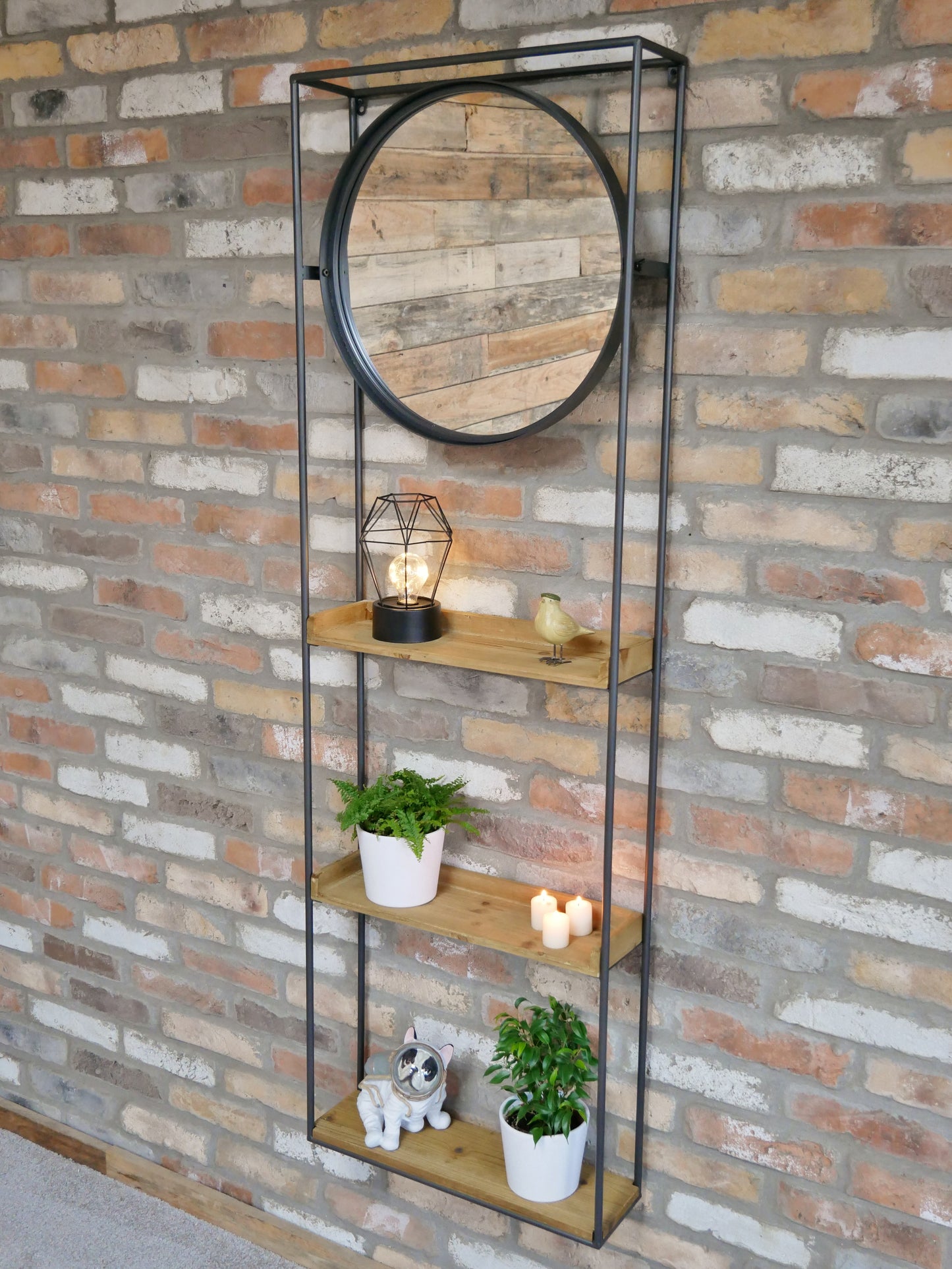 Industrial Wall Unit with mirror