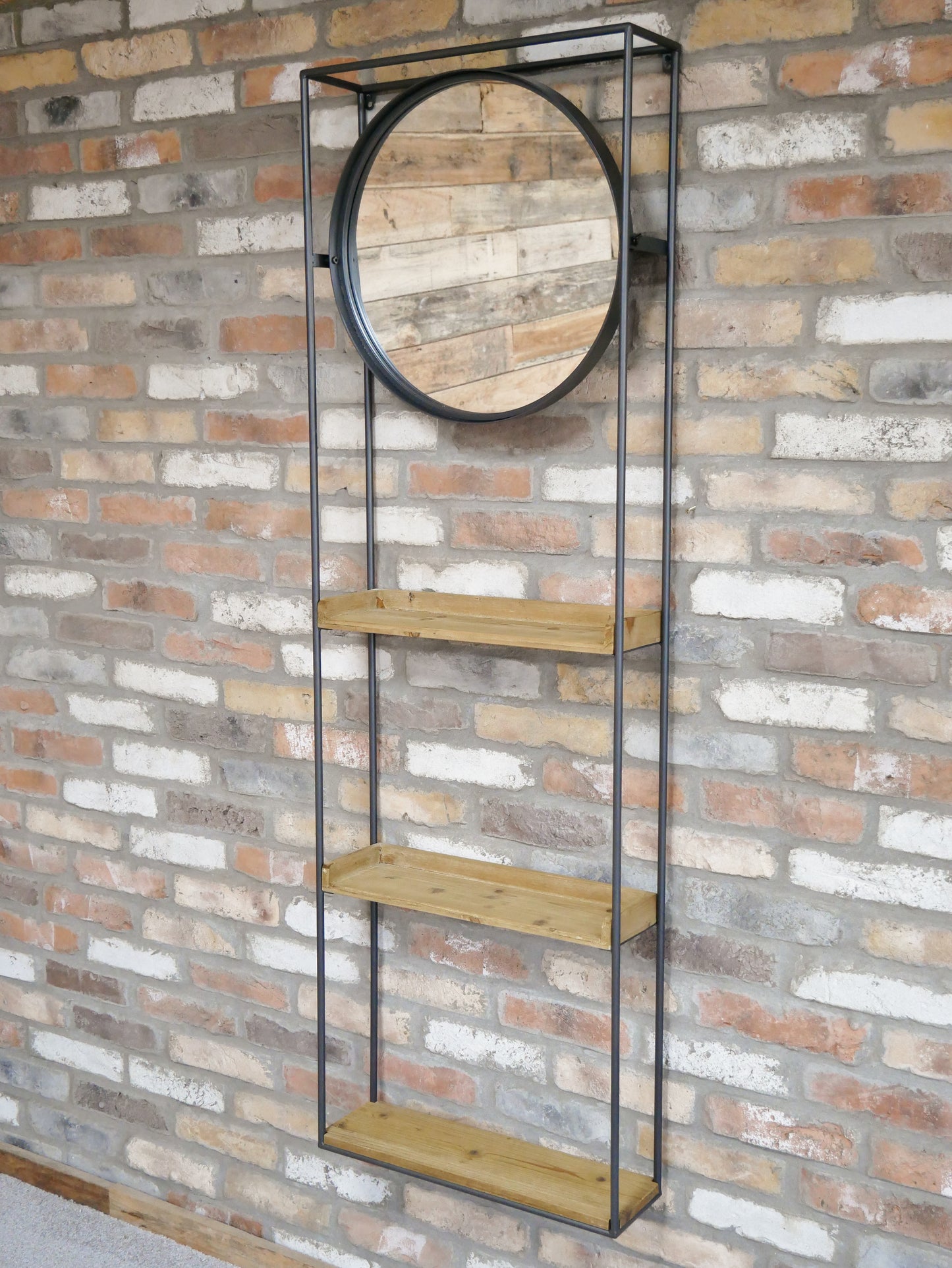 Industrial Wall Unit with mirror