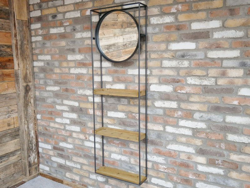 Industrial Wall Unit with mirror