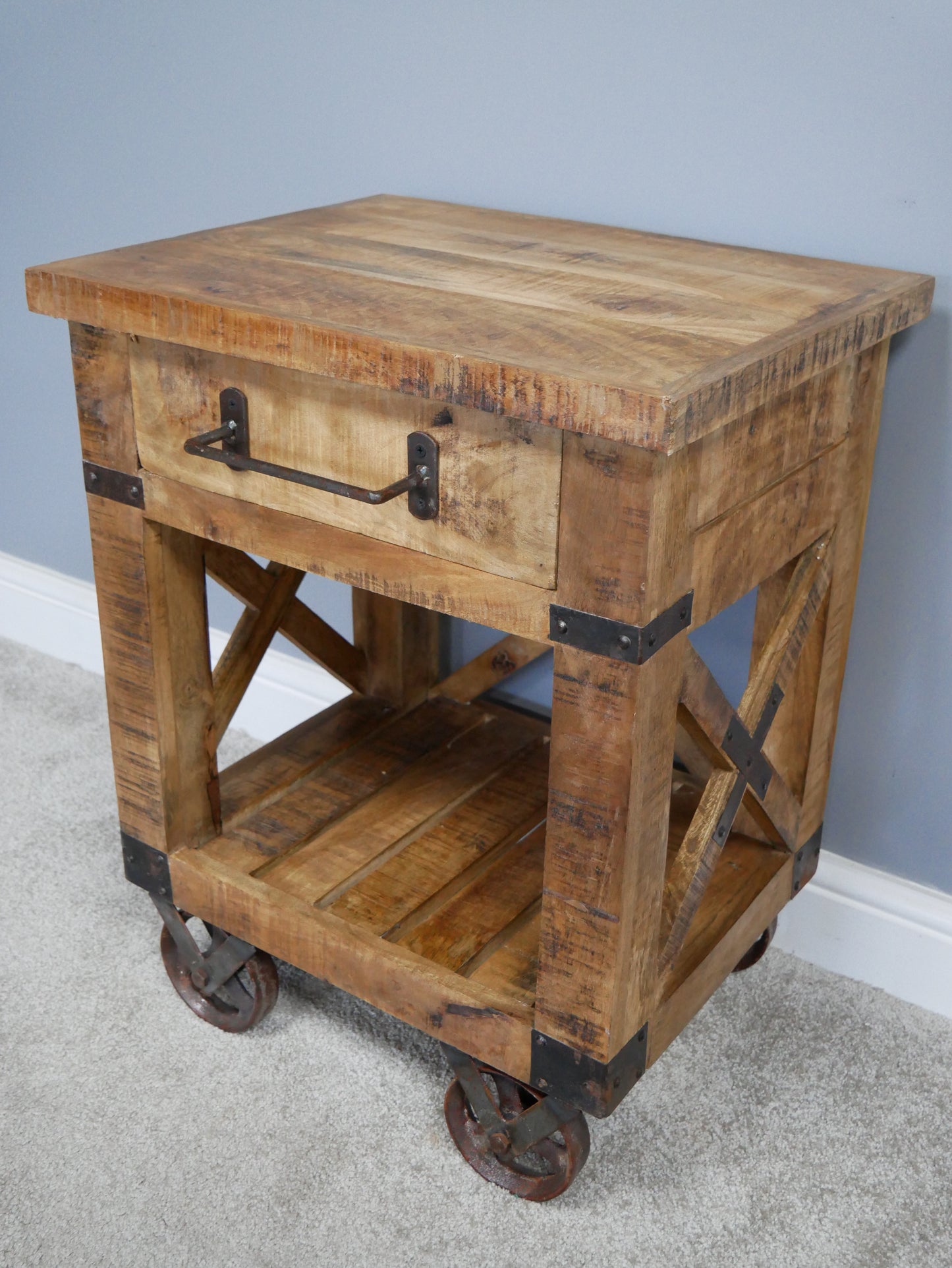 Industrial Bedside Cabinet