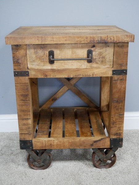 Industrial Bedside Cabinet