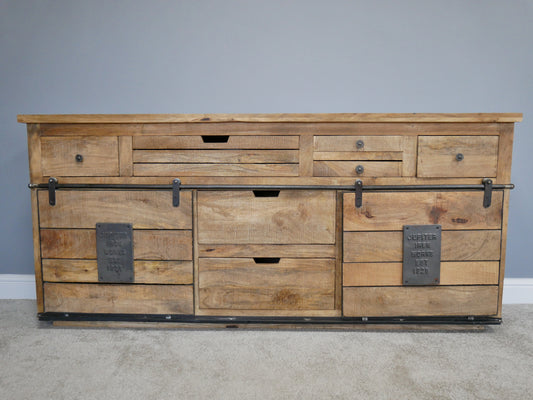 Large Industrial Sideboard - Due Back November
