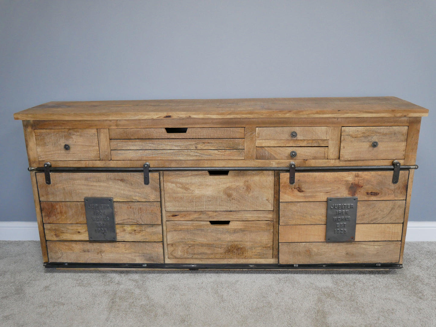Large Industrial Sideboard - back in stock