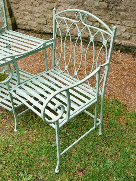 Outdoor Pistachio Lovers Bench