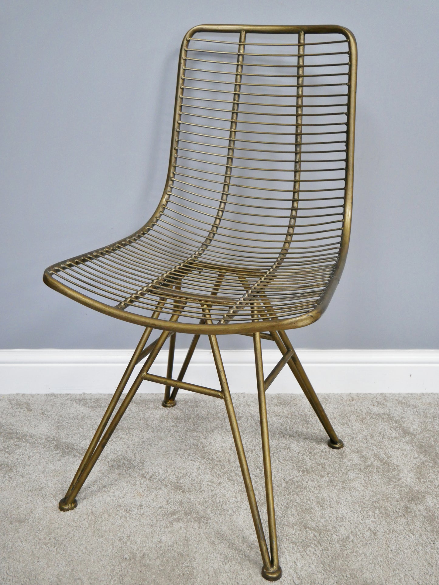 Metal Chair - Gold