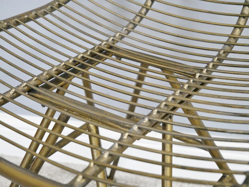 Metal Chair - Gold