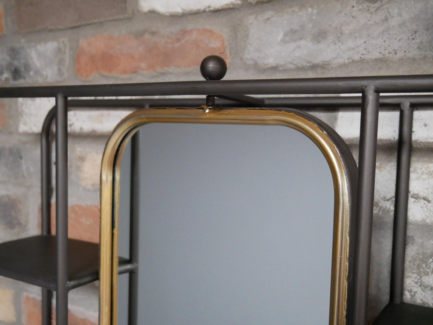 Wall Unit With Mirror
