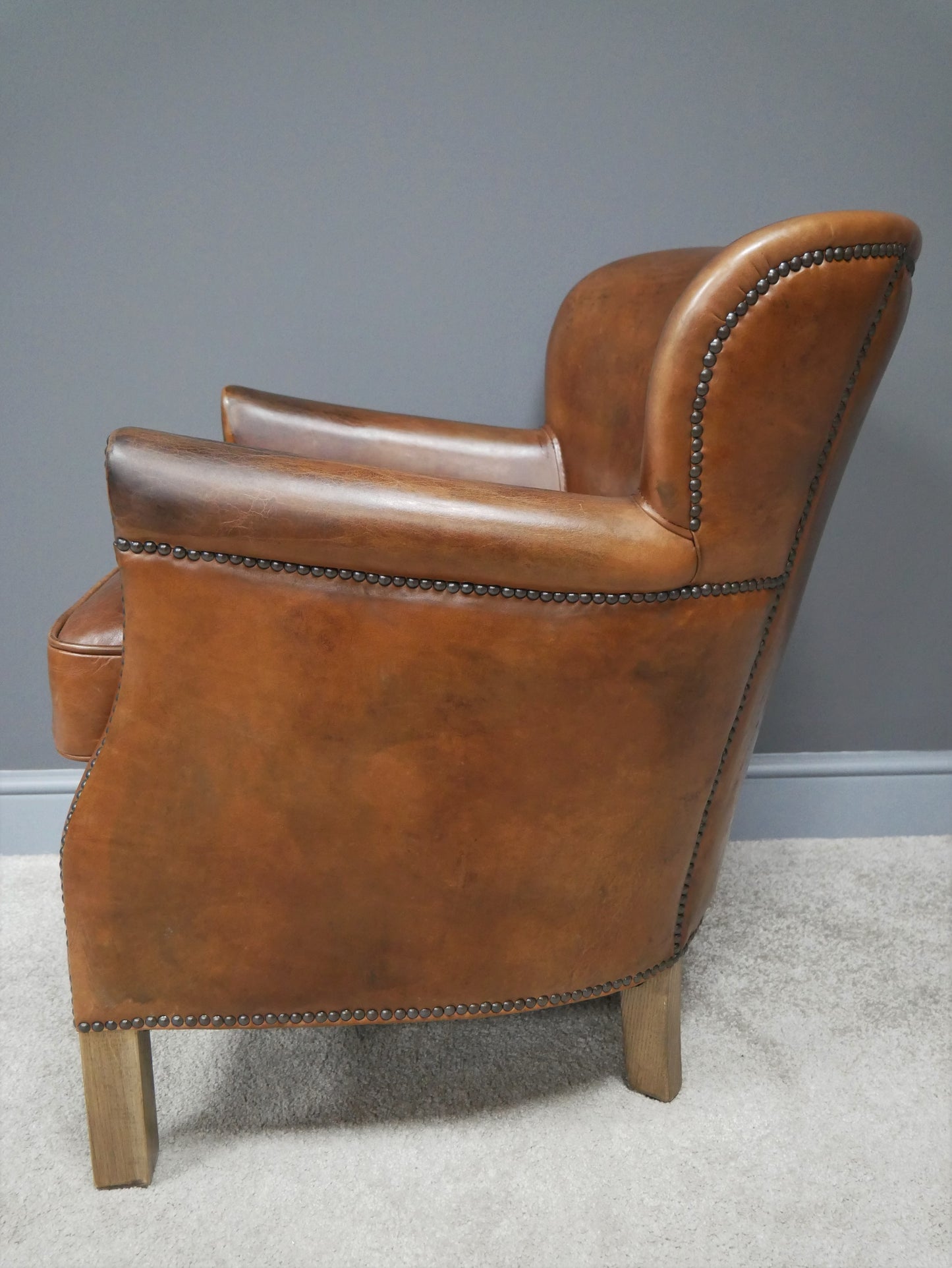 Leather Cosy Chair