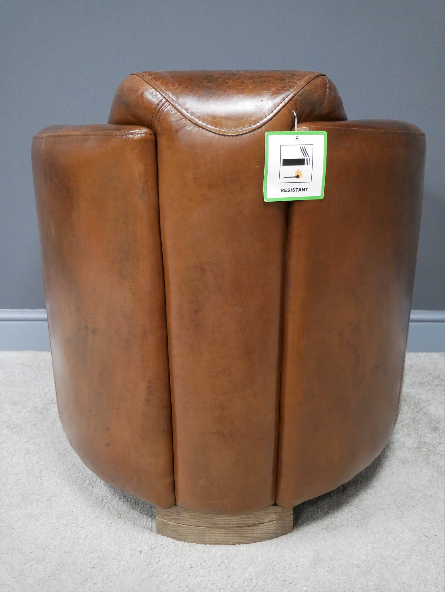 Leather Cigar Chair