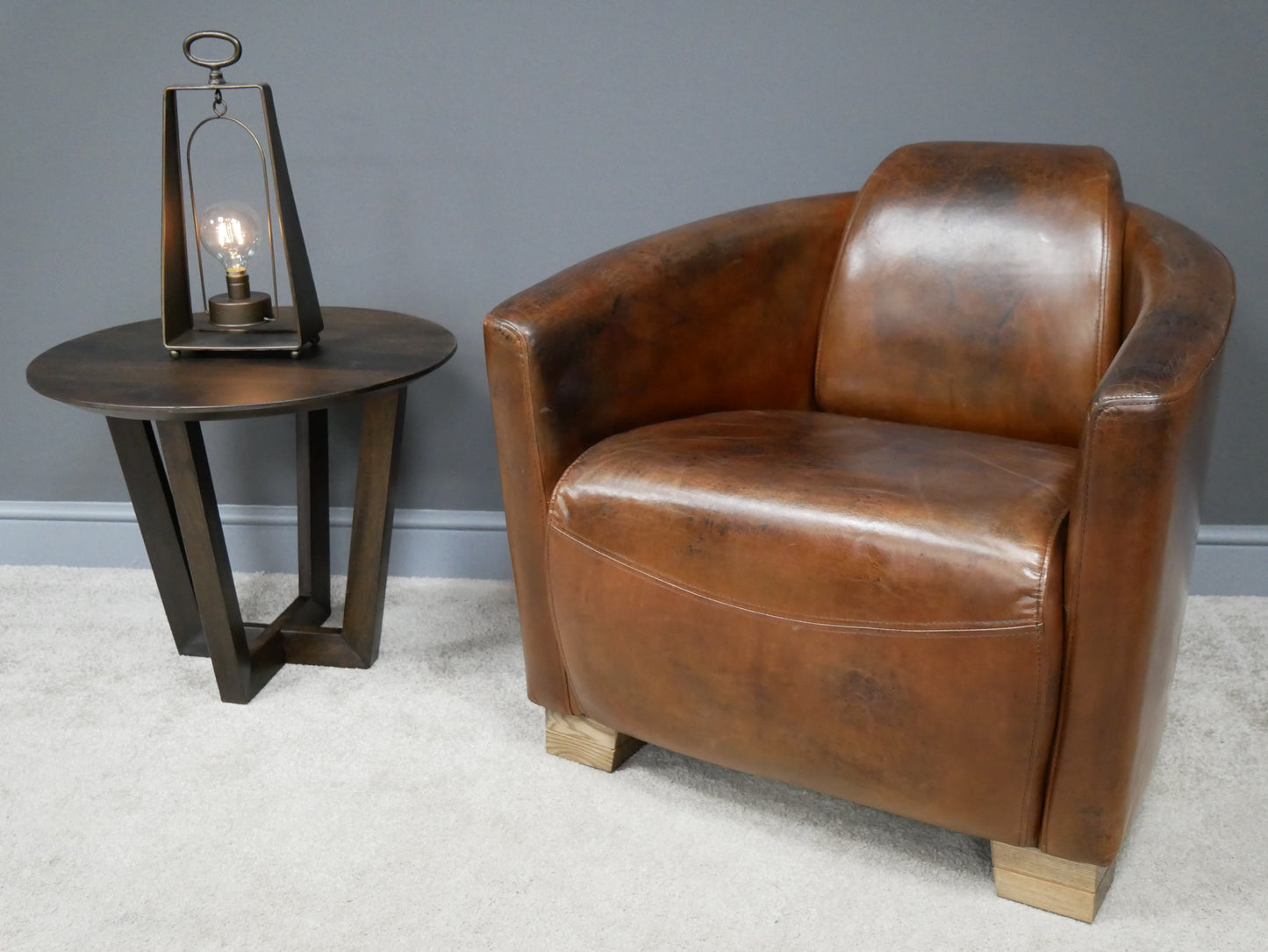 Leather Cigar Chair