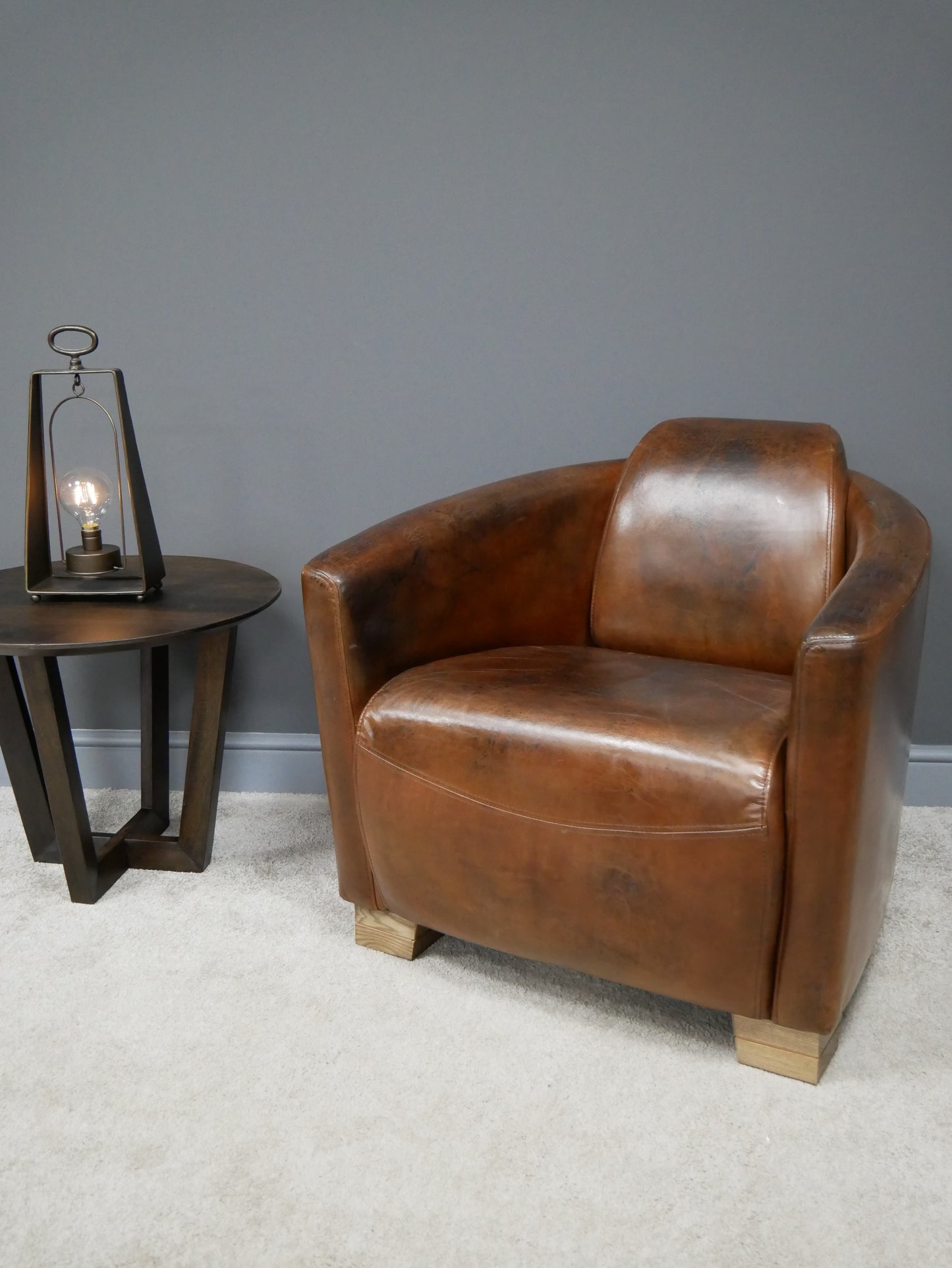 Leather Cigar Chair