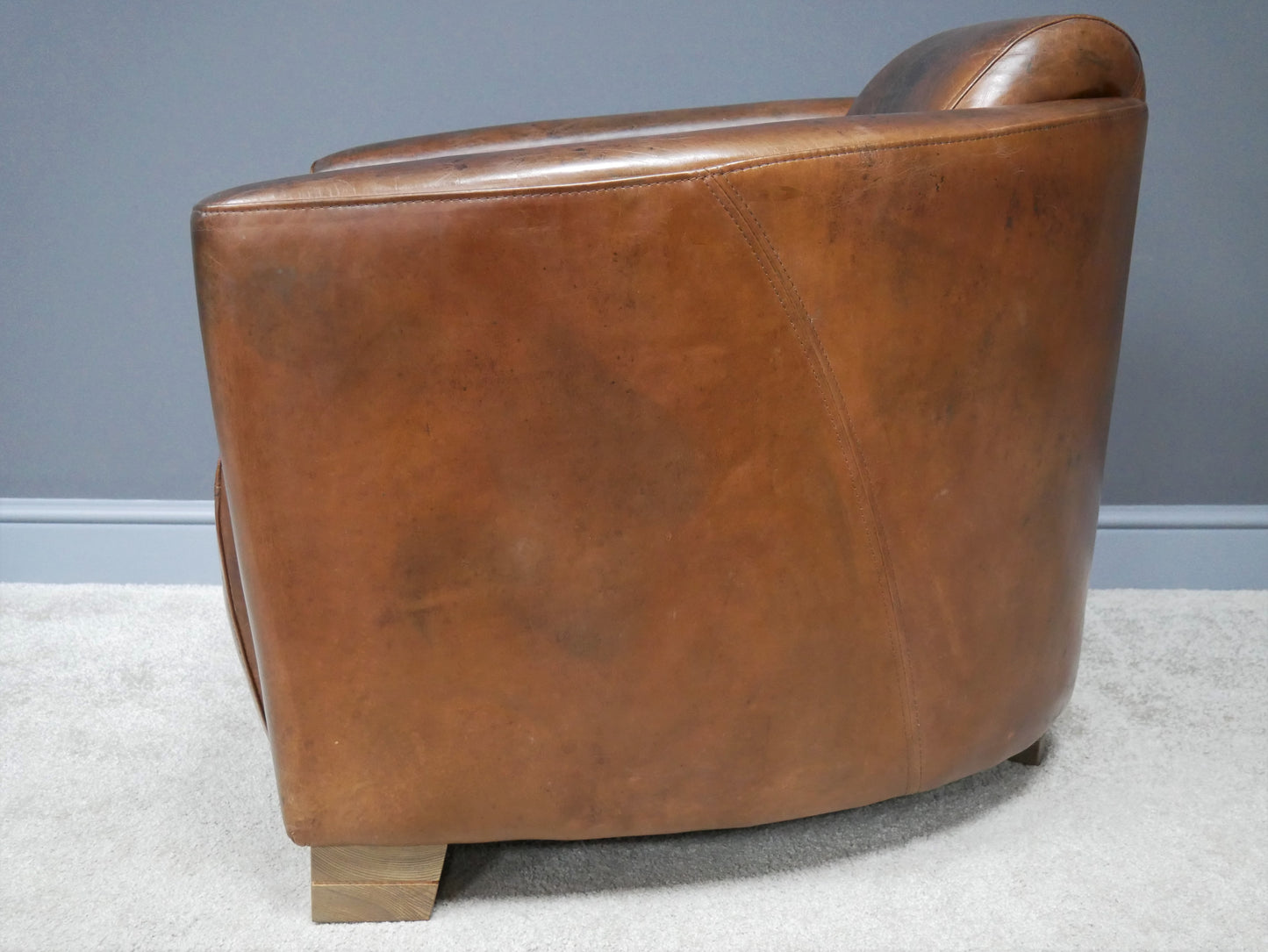 Leather Cigar Chair