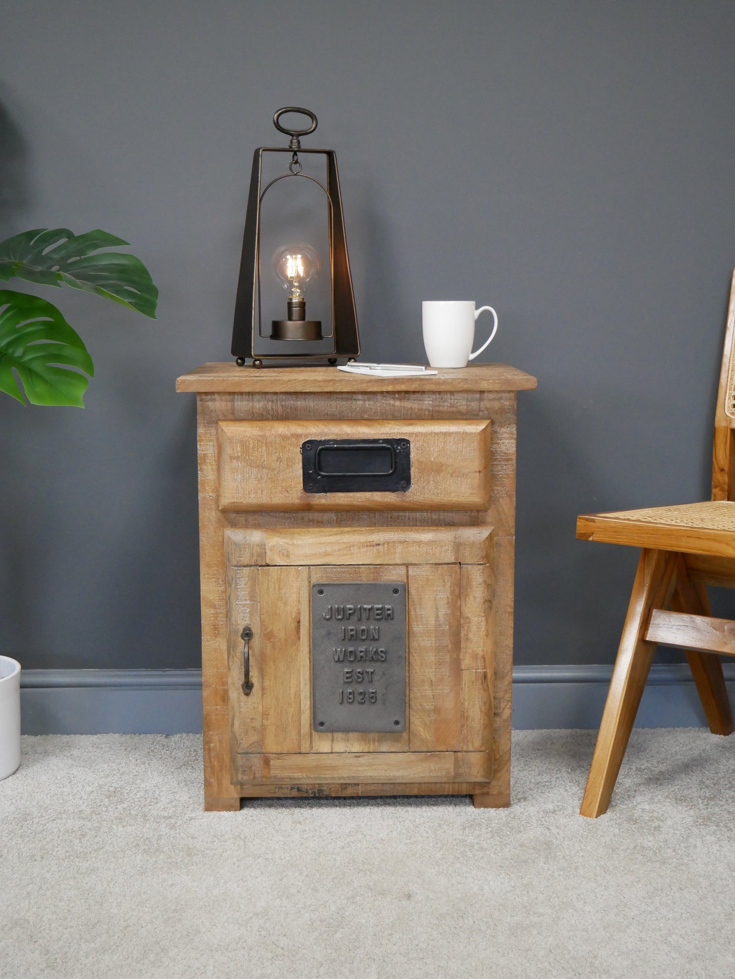 Industrial Bedside Cabinet