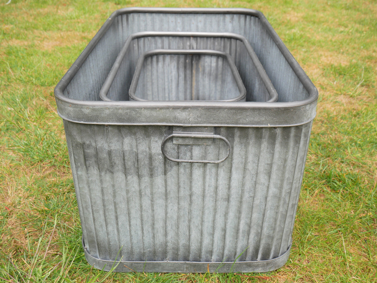 Set Of 3 Rectangle Tubs