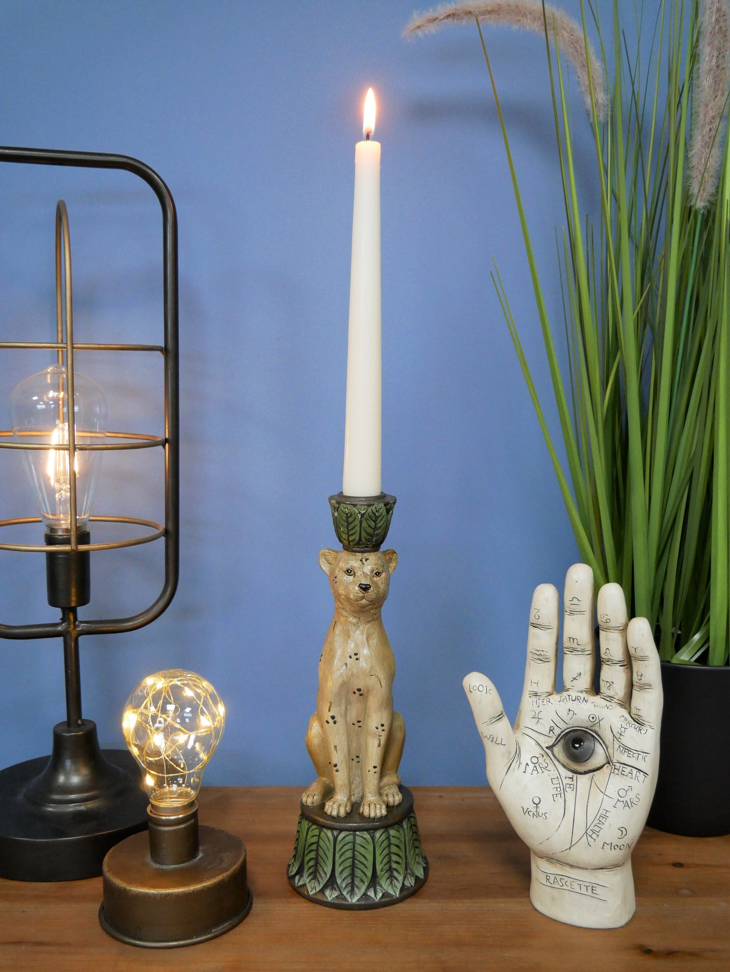 Leopard Candle Holder