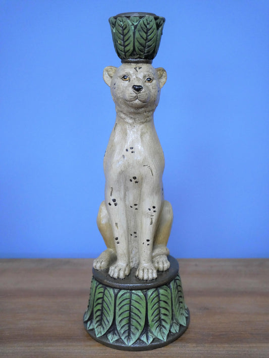 Leopard Candle Holder