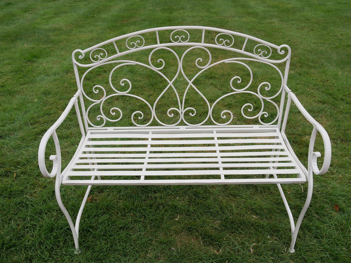 Outdoor Cream Bench