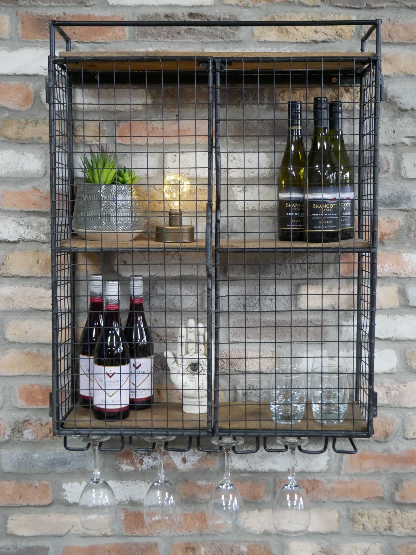 Industrial Wine Wall Unit