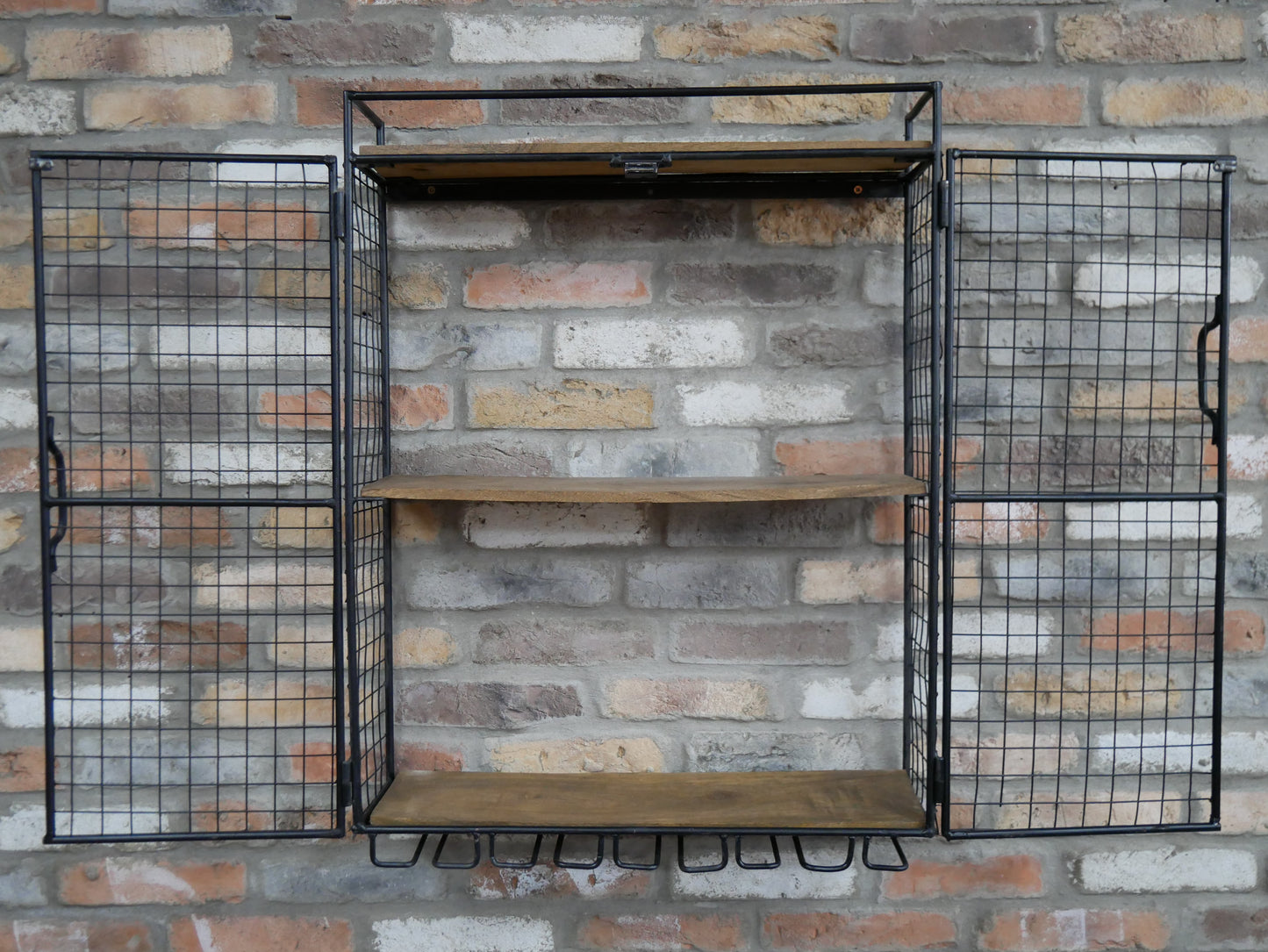 Industrial Wine Wall Unit