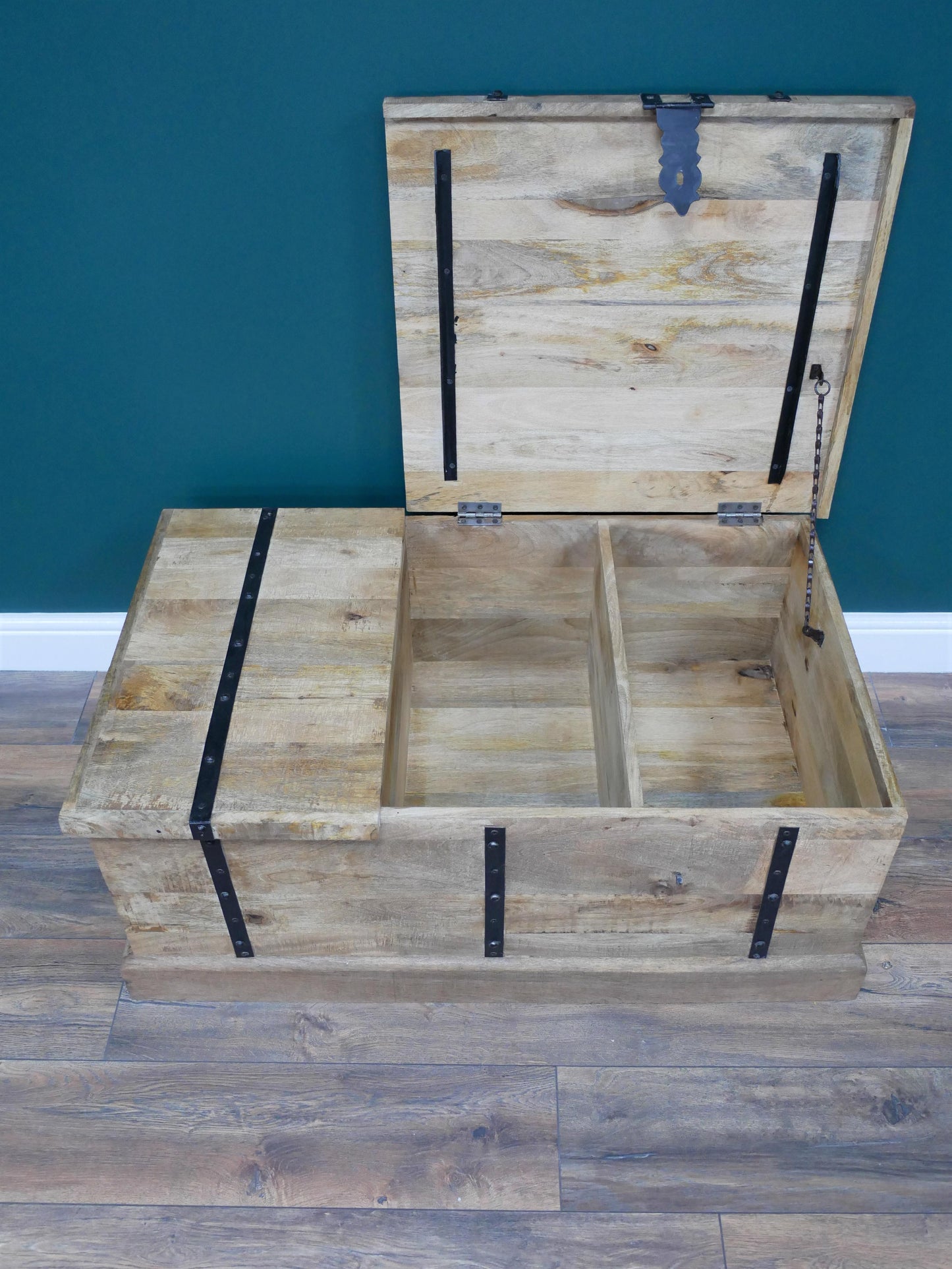 Trunk With Wine Bottle Storage