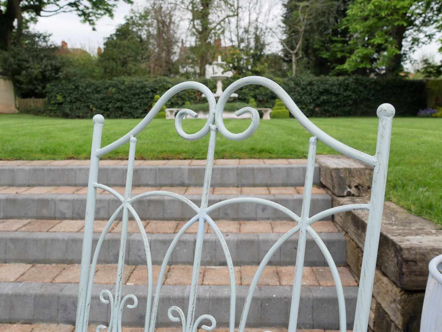 Outdoor Bistro Set Powder Blue