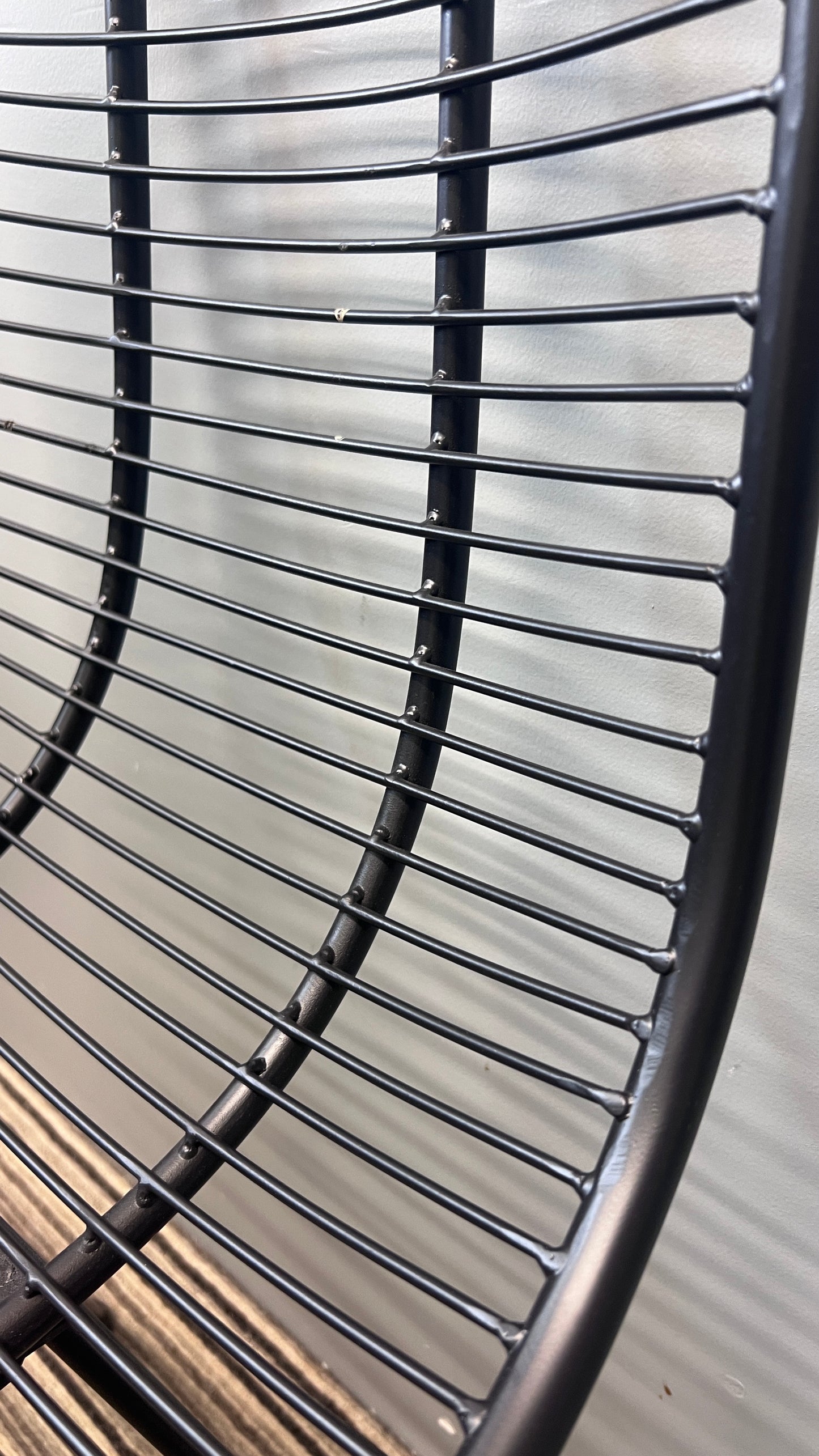 Metal Chair - Nickel - BACK IN STOCK