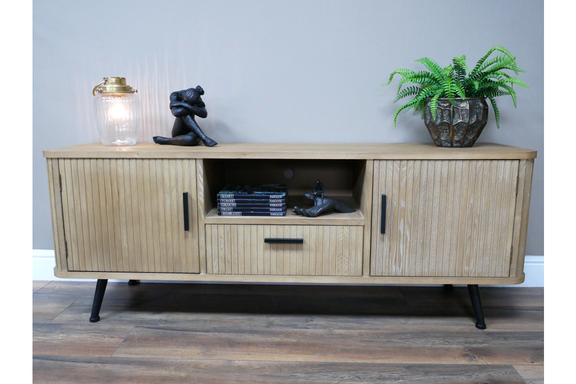 TV Cabinet - Wood & Metal