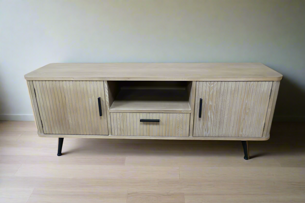 TV Cabinet - Wood & Metal
