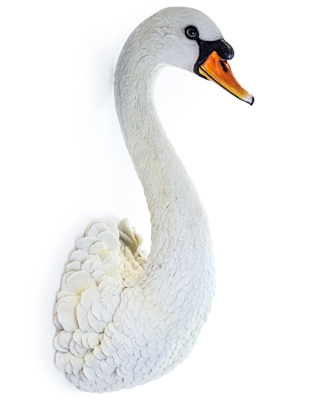 Large White Swan Wall Head