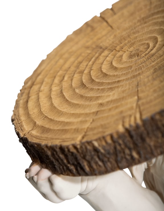 Bulldog "Trunk Slice" Side Table