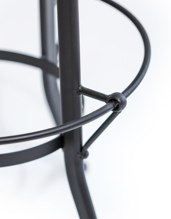 Vintage Style Adjustable Wooden Top stool